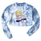 Lizzie Tie Dye Crop Crewneck