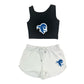 School Crop Tank & Shorts Set