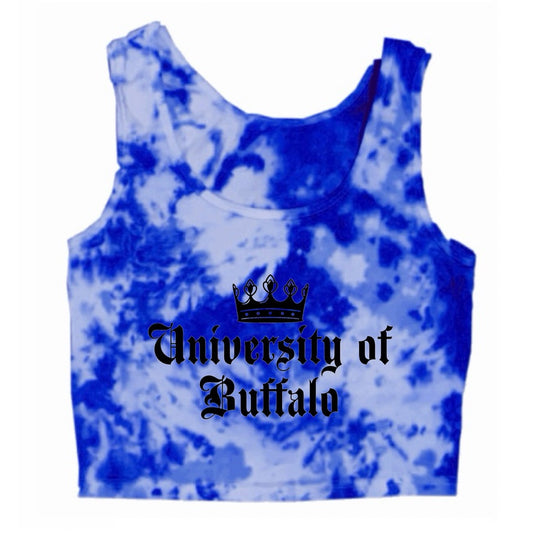 Queen Tie Dye Crop Tank