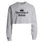 Queen Crop Crewneck