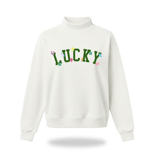 Lucky Charms Mock Neck