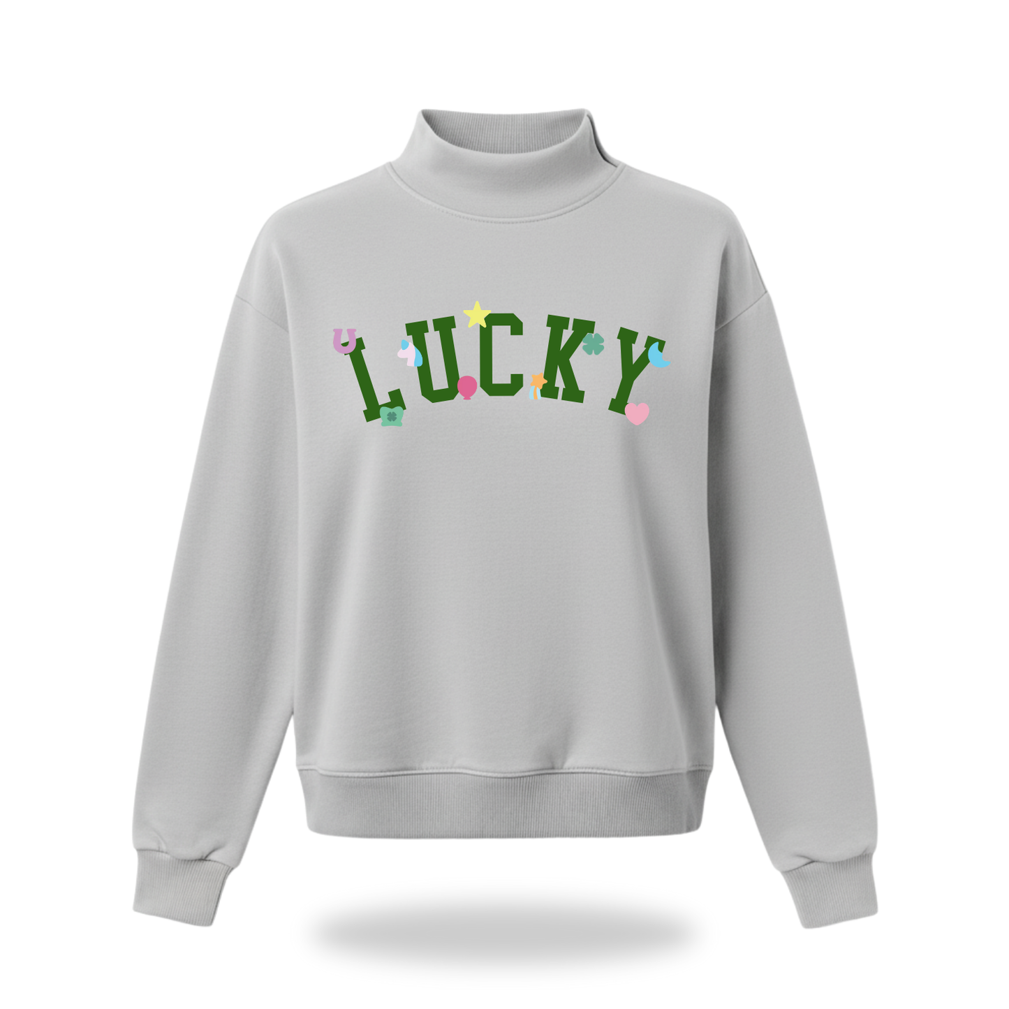 Lucky Charms Mock Neck