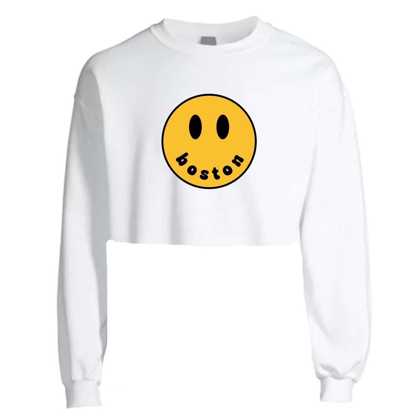 Smile Crop Crewneck