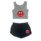 Happy Crop Tank & Shorts Set