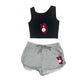 Bear Crop Tank & Shorts Set