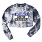 Saturdays Tie Dye Crop Crewneck