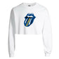 Tongue Crop Crewneck