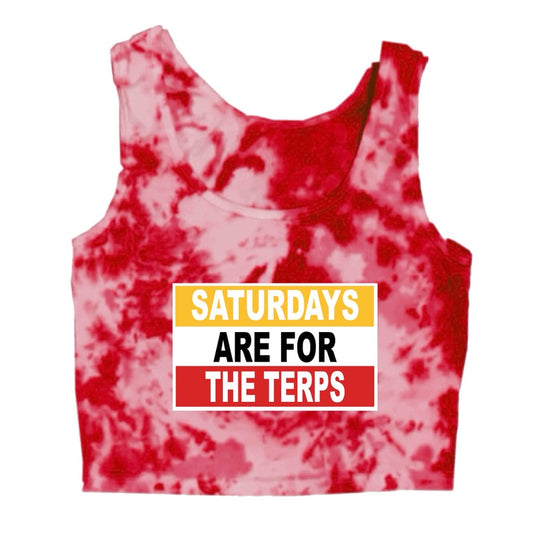 Saturdays Tie Dye Crop Tank