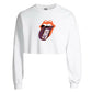 Cheetah Tongue Crop Crewneck