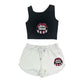 Open Mouth Crop Tank & Shorts Set