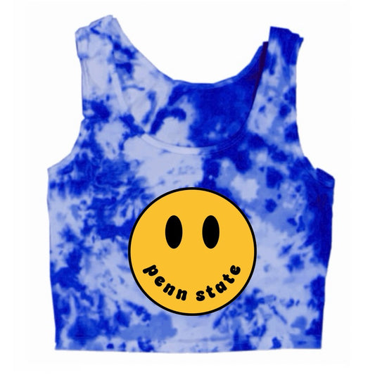 Smile Tie Dye Crop Tank