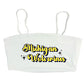 Retro Spaghetti Strap Crop Top