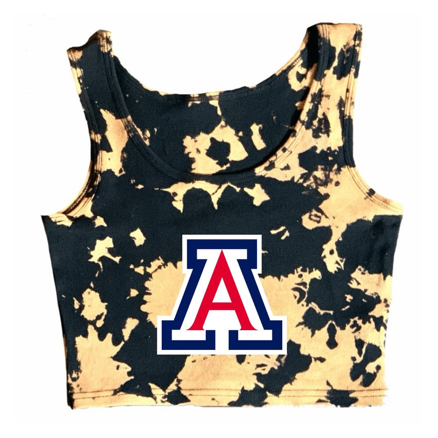 School Bleach Crop Tank