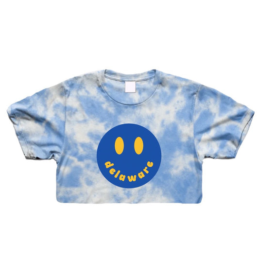 Happy Tie Dye Crop Tee