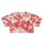 Football Tie Dye Crop Tee