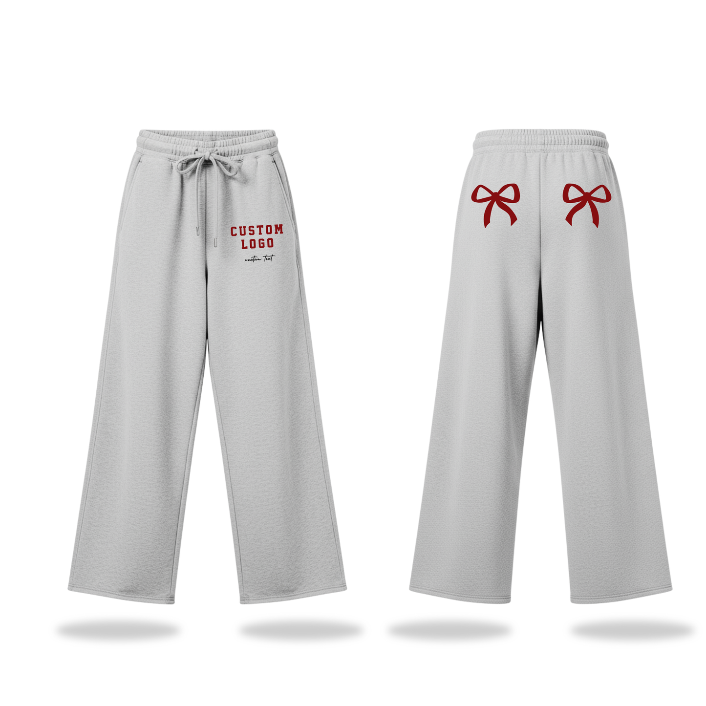 Bow Wide Leg Sweatpants