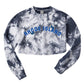 Flutter Tie Dye Crop Crewneck