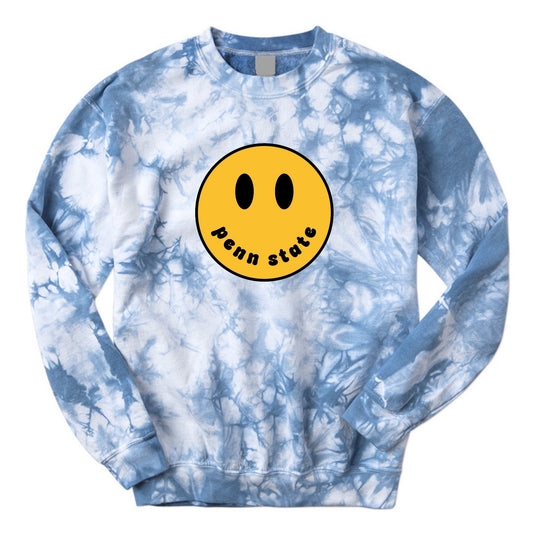 Smile Tie Dye Crewneck