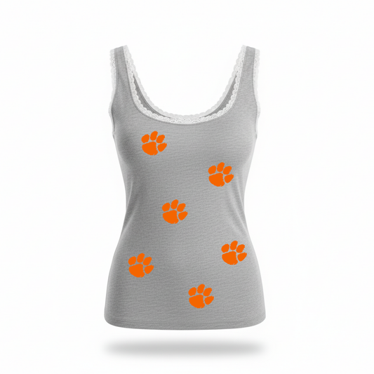 Campus Club Lace Trim Tank