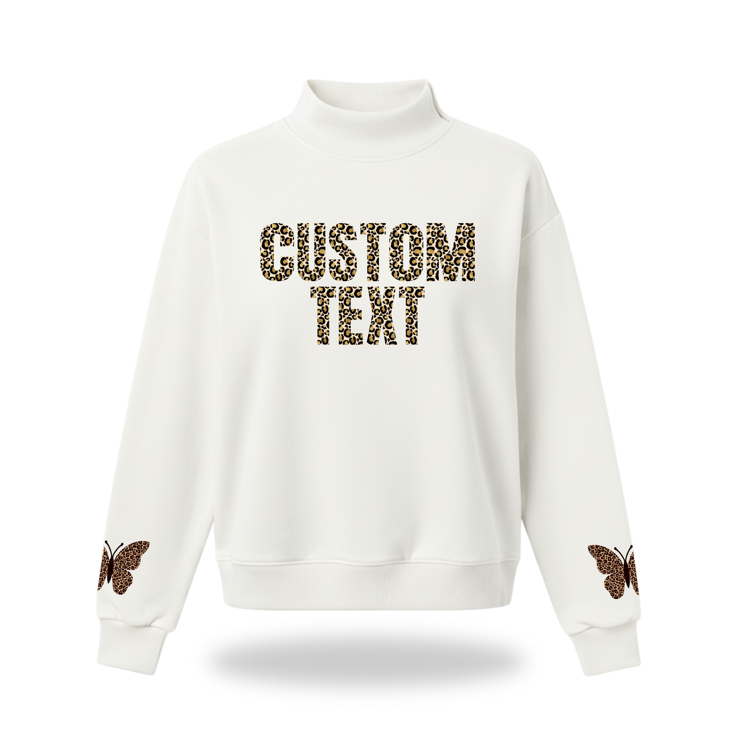Cheetah Mock Neck