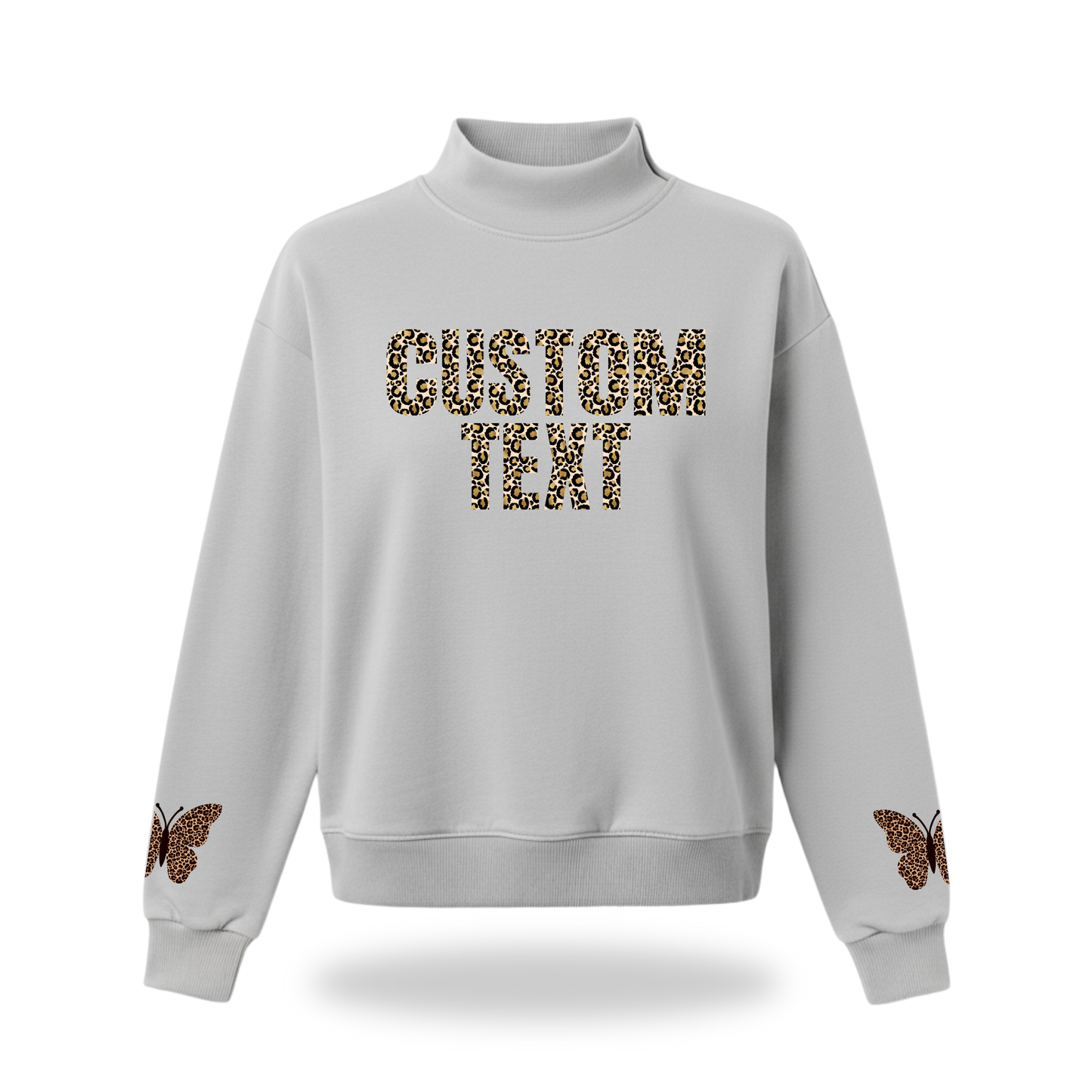 Cheetah Mock Neck