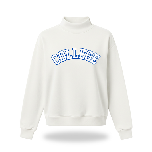 College Mock Neck