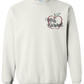 Teacher Crewneck-Embroidered Personalized Apple Outline