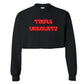 Graffiti Crop Crewneck