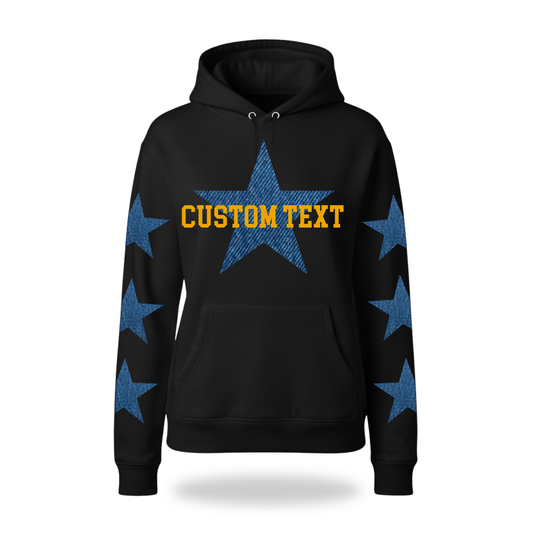 Denim Stars Hoodie