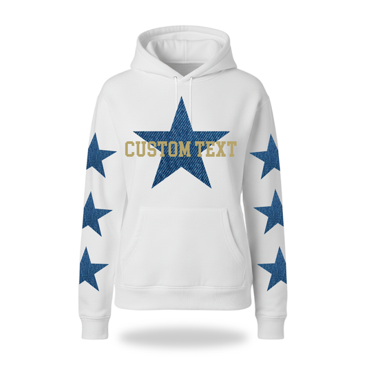 Denim Stars Hoodie