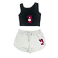 Bear Crop Tank & Shorts Set