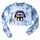 Open Mouth Tie Dye Crop Crewneck