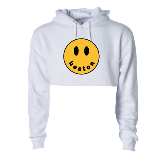 Smile Crop Hoodie