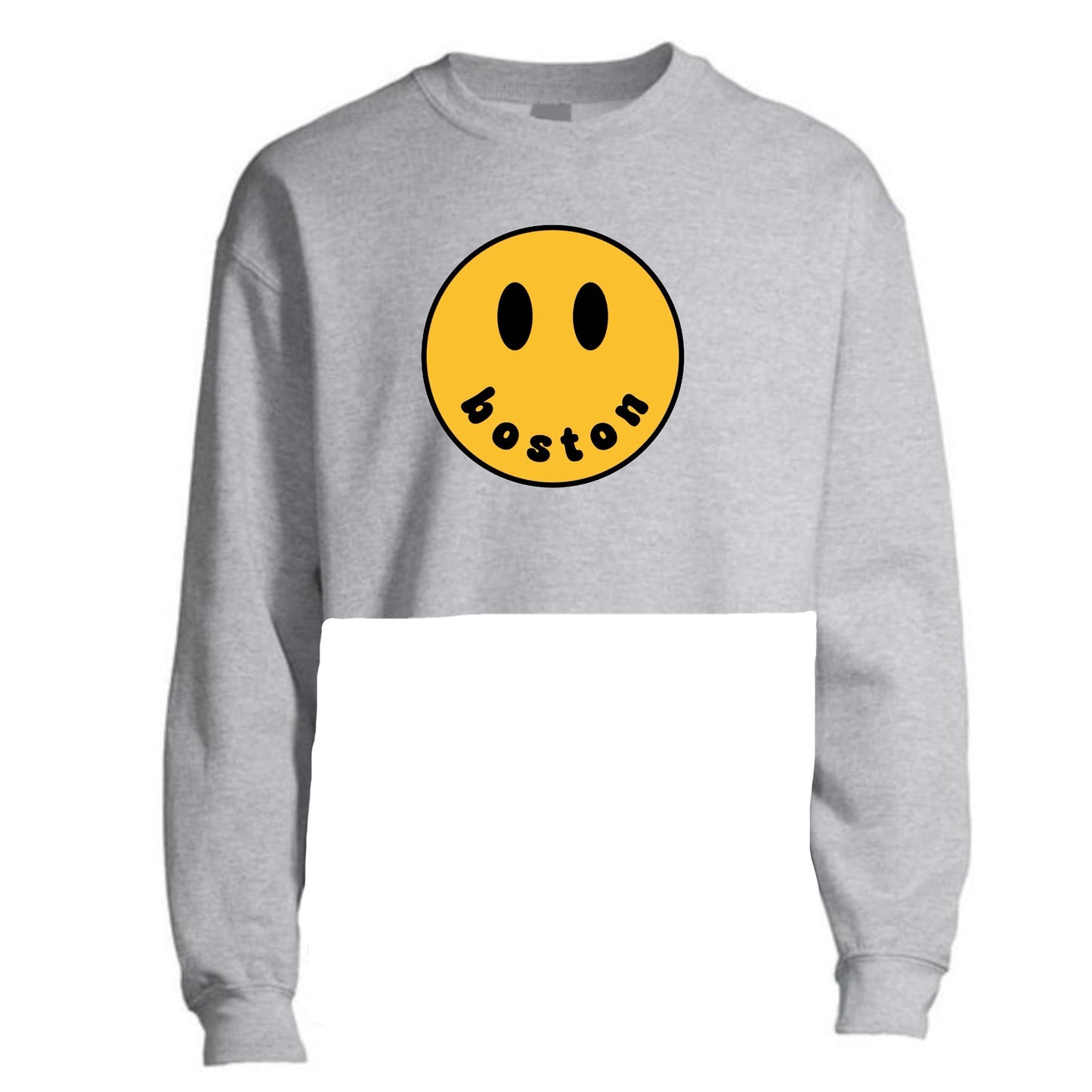 Smile Crop Crewneck