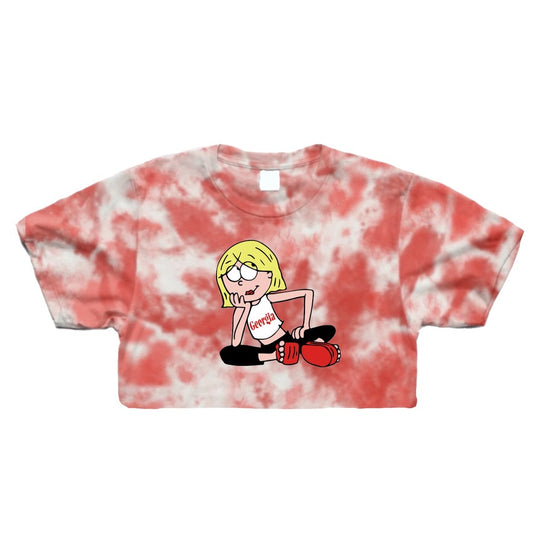 Lizzie Tie Dye Crop Tee