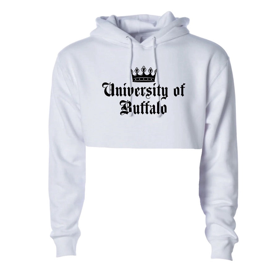 Queen Crop Hoodie