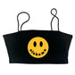 Smile Spaghetti Strap Crop Top