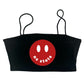 Happy Spaghetti Strap Crop Top