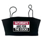 Saturday Spaghetti Strap Crop Top