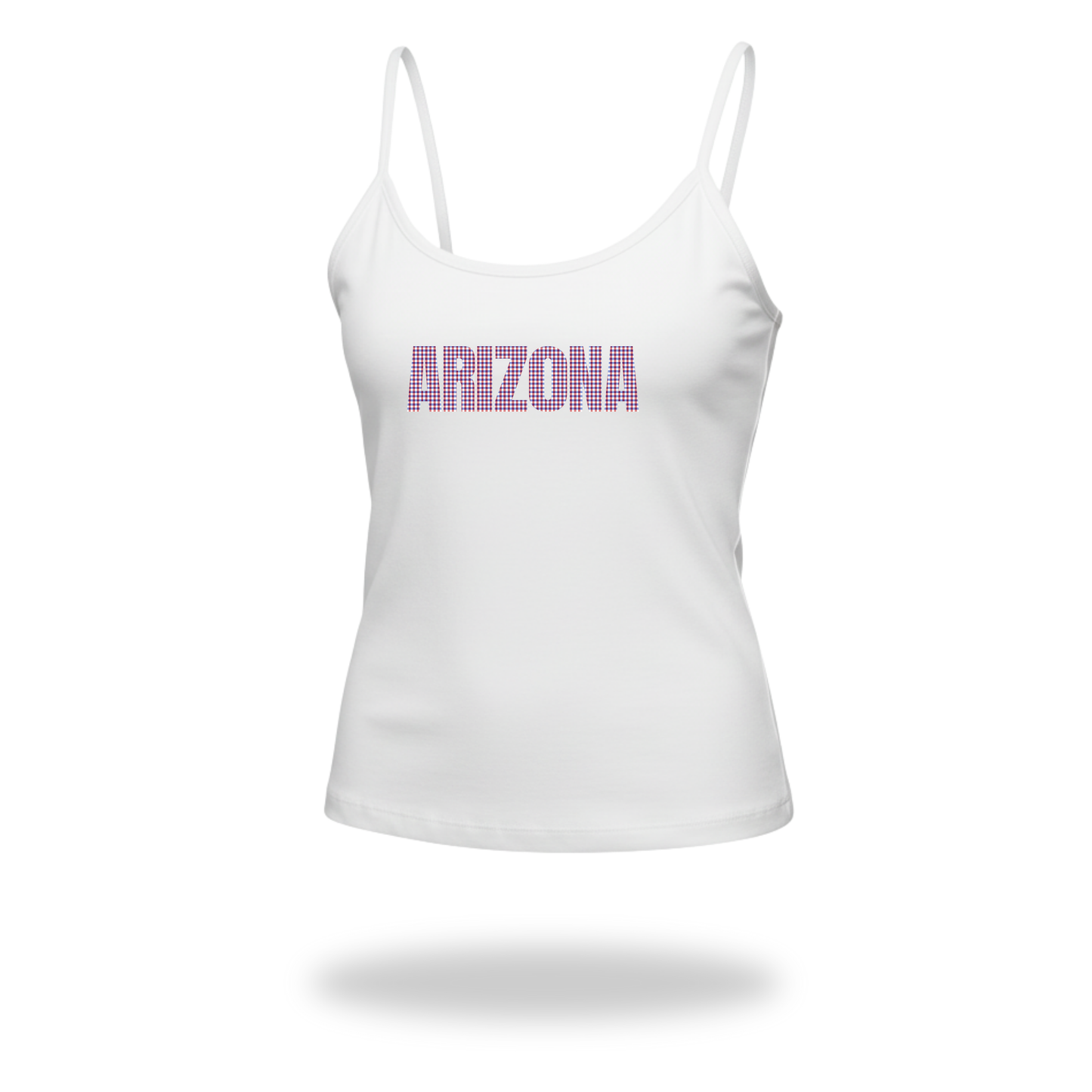 Gingham Spaghetti Strap Tank