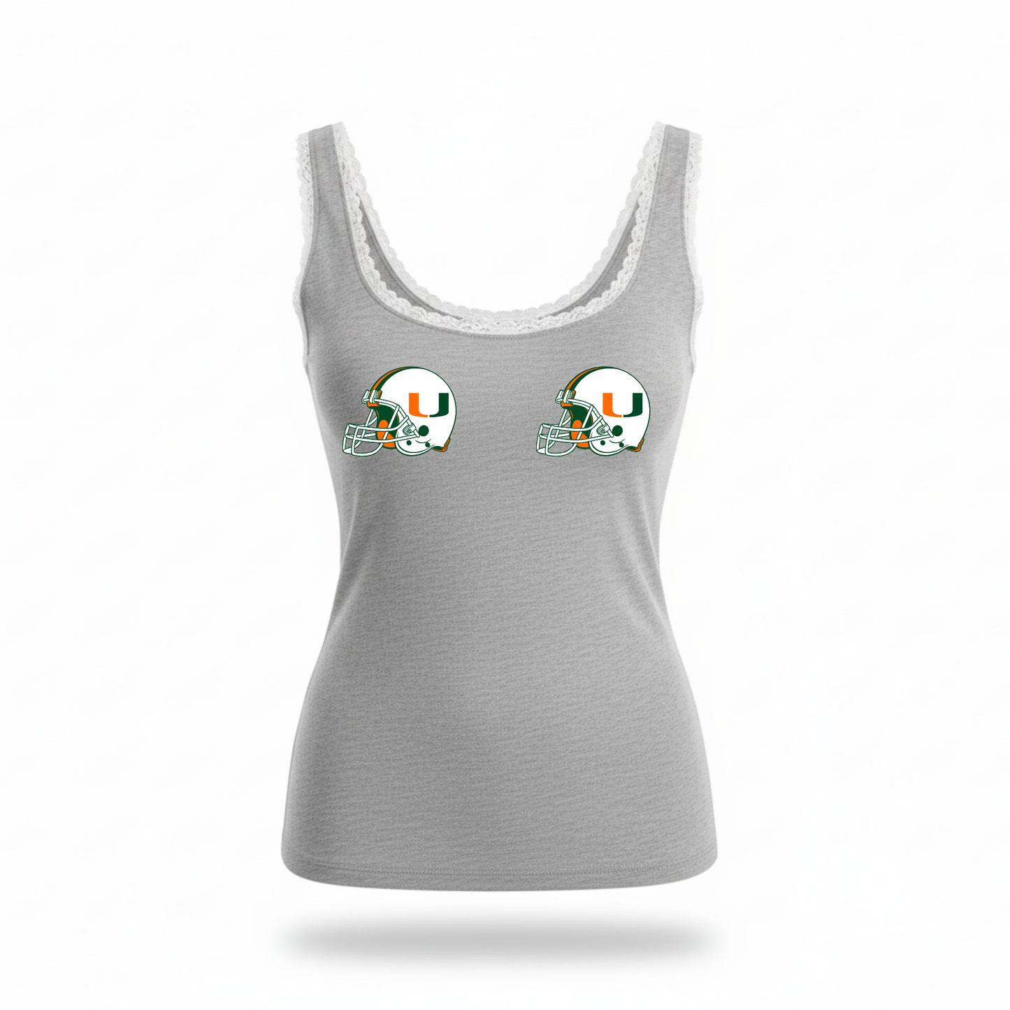 Helmets Lace Trim Tank