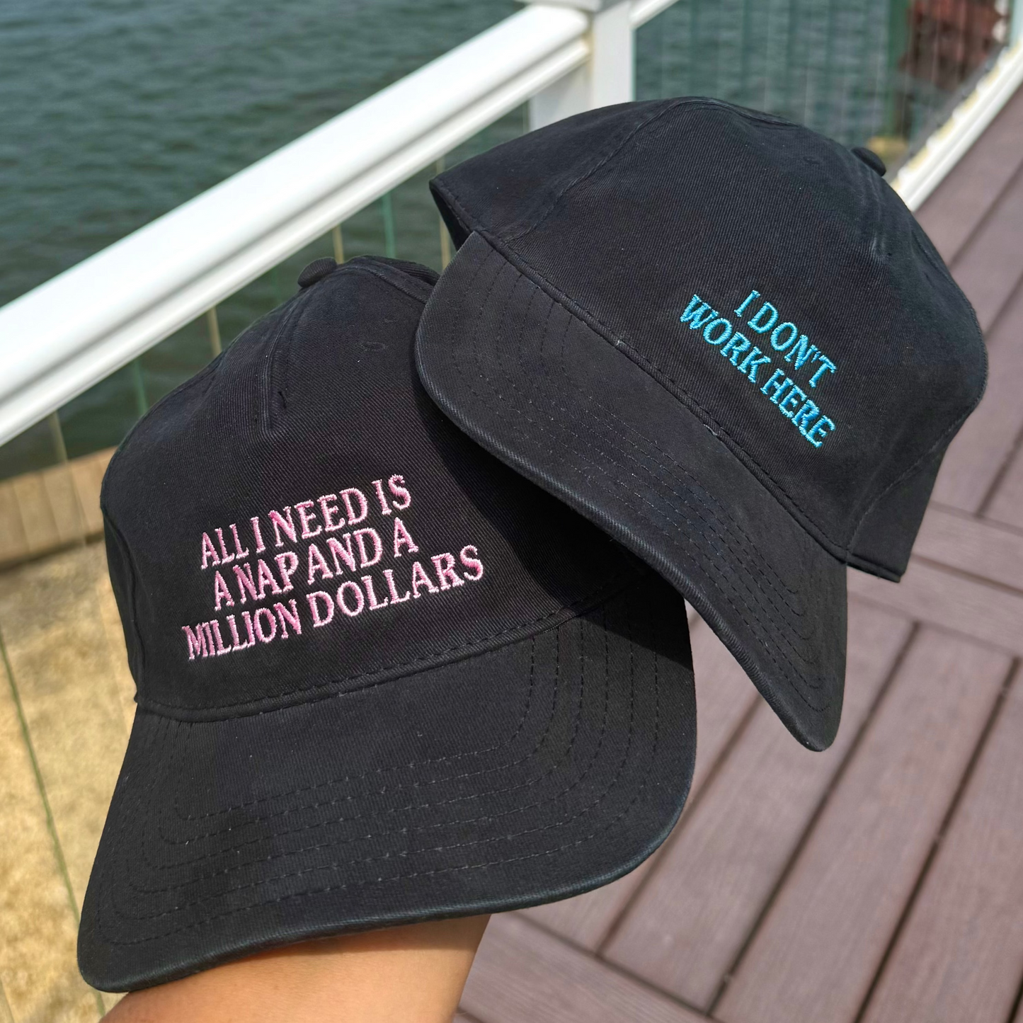 I Don't Work Here dad hat