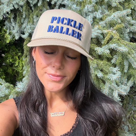 Pickle Baller trucker hat
