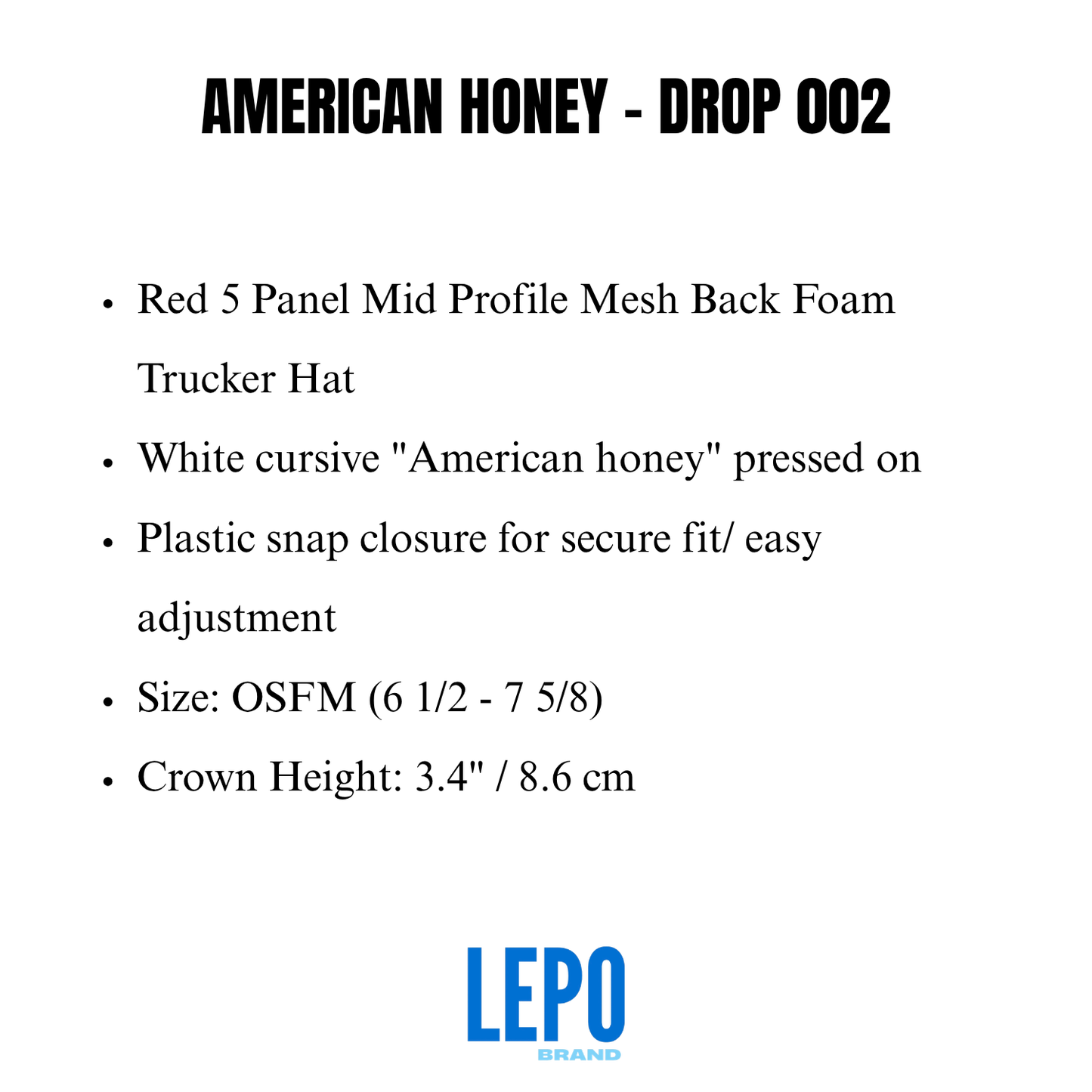 American Honey — Drop 002