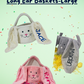 Easter Plush Basket with Long Ears Embroidered - Large