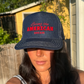 Living the American Dream denim trucker hat