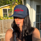 Living the American Dream denim trucker hat