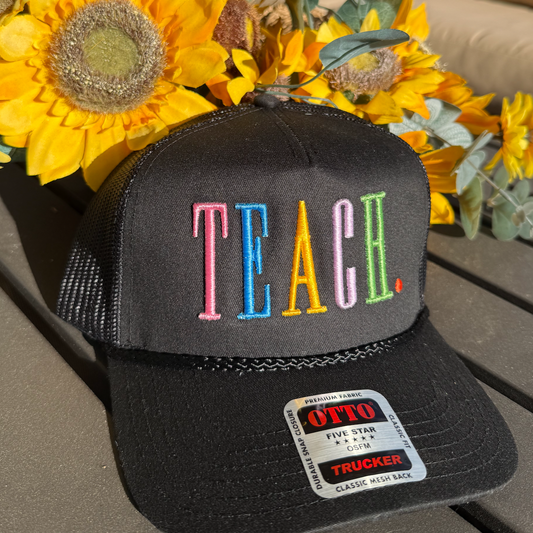 TEACH trucker hat