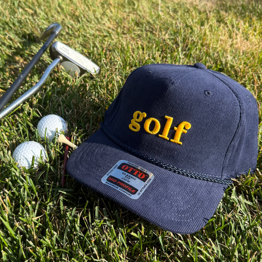 golf corduroy hat