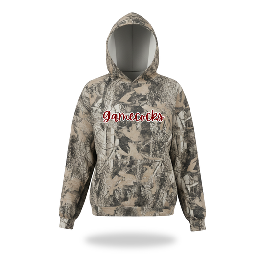 Script Camo Hoodie